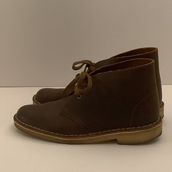 Clark Original Desert Boot in Beeswaxed brown leather Size 7.5 M - Picture 2 of 7